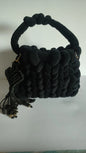 Soft Black Marshmallow Bag