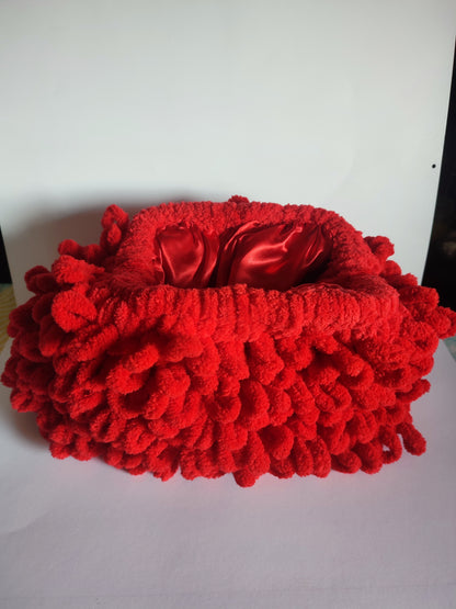 Puffy Handbag – Red