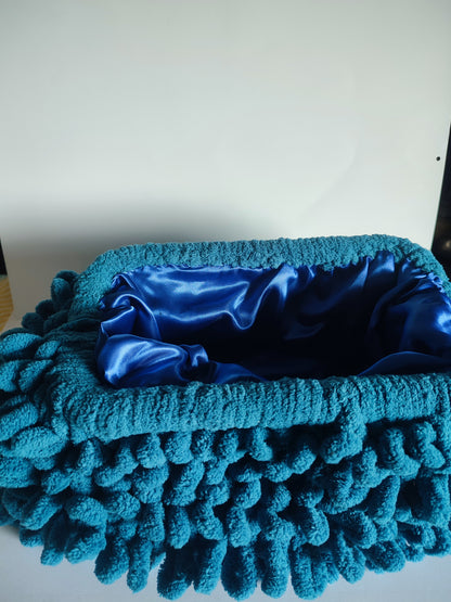 Puffy Handbag – Teal