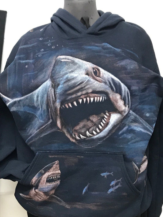 Sharks Hand-Paint Sweatshirt