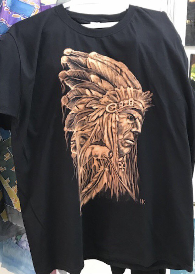 Tribal Warrior Bleach Art T-Shirt