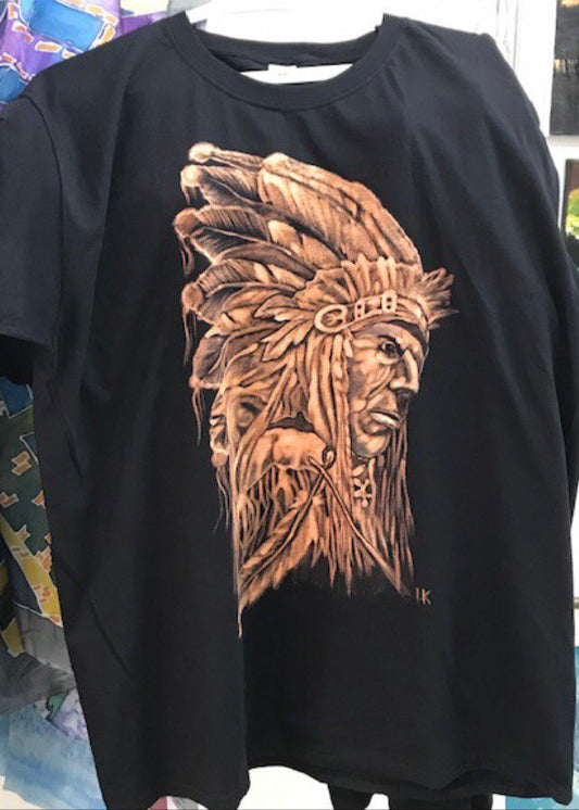 Tribal Warrior Bleach Art T-Shirt