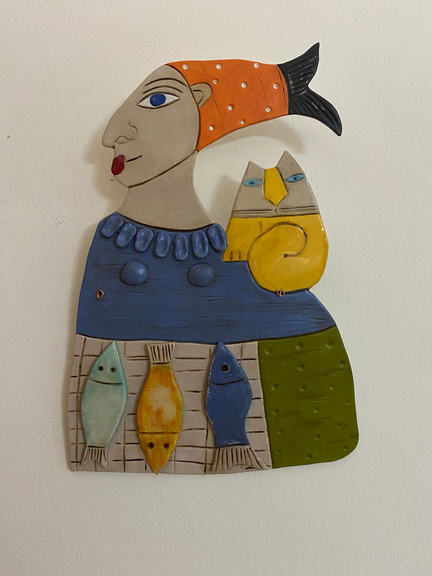 Woman Handmade Clay Creation