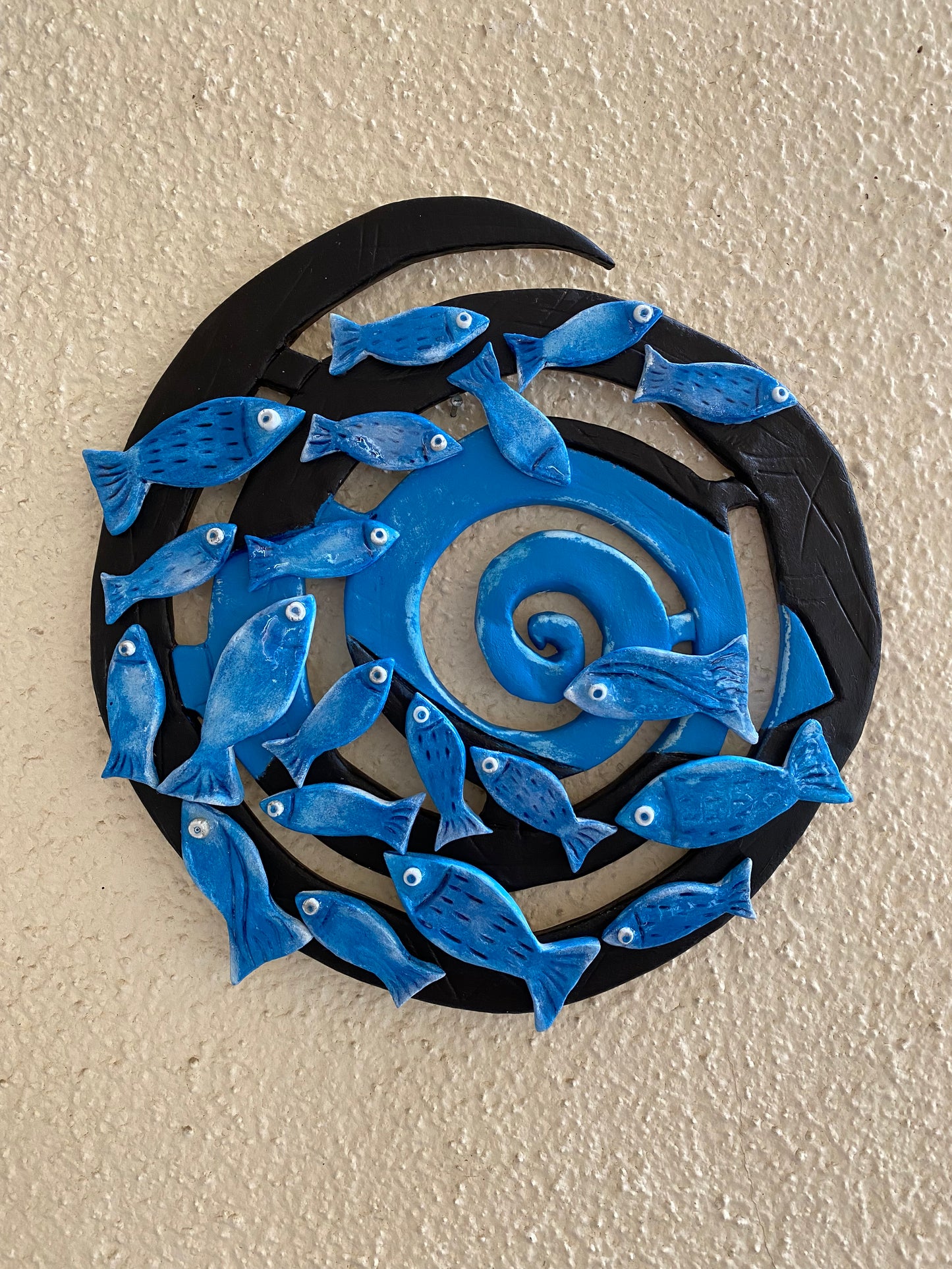 Handmade Clay Fish Charm