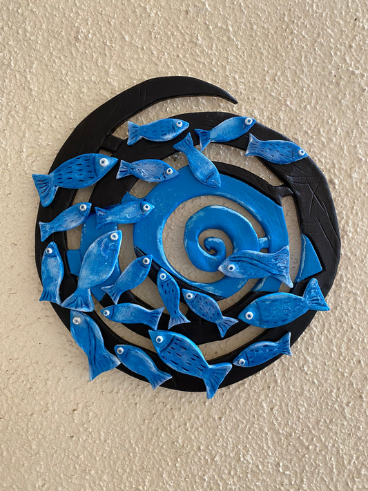 Handmade Clay Fish Charm