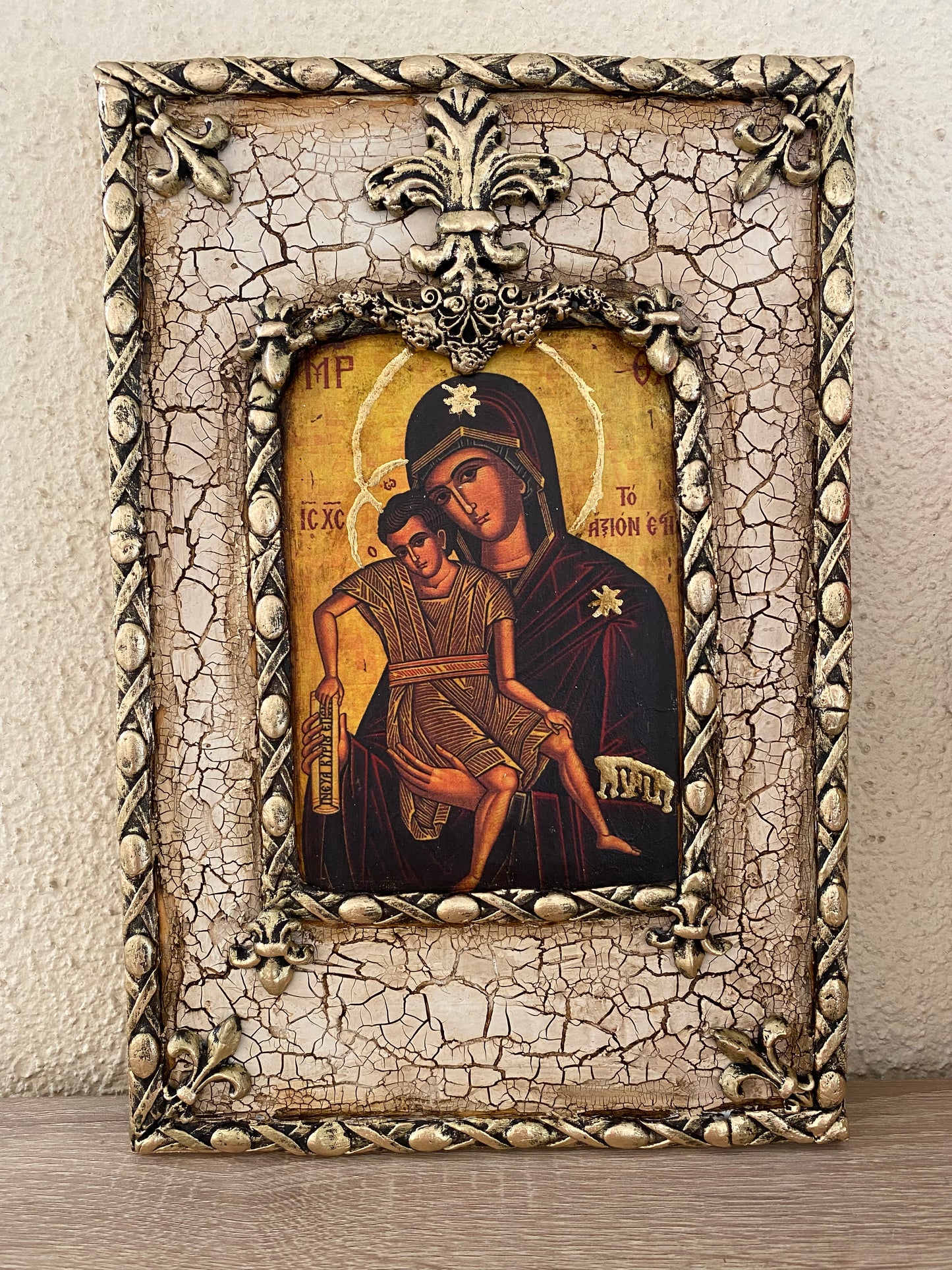 Handmade Icon of the Virgin Mary