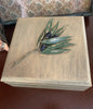 Handmade Olive Leaf Clay Box