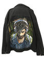 Hand-Painted Denim Jacket XXL